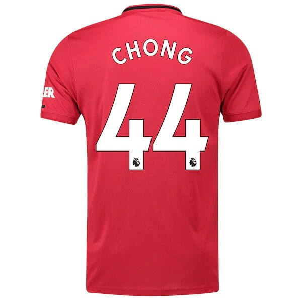 Camiseta Manchester United NO.44 Chong 1ª 2019-2020 Rojo